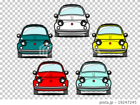 コンパクトカー　５色組 19247245