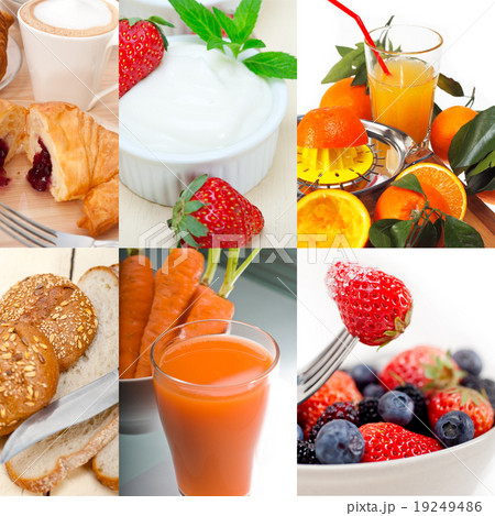 ealthy vegetarian breakfast collage ealthy vegetarian breakfast collage 19249486