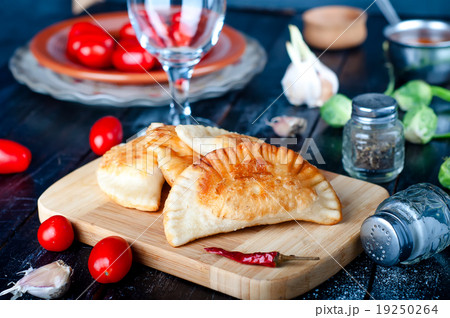 Fresh baked  pasties  19250264