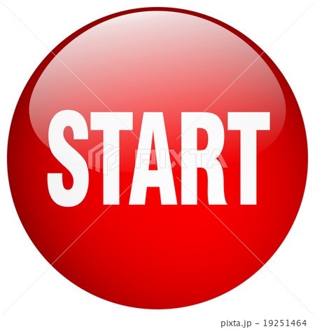 start red round gel isolated push button start red round gel isolated push button 19251464