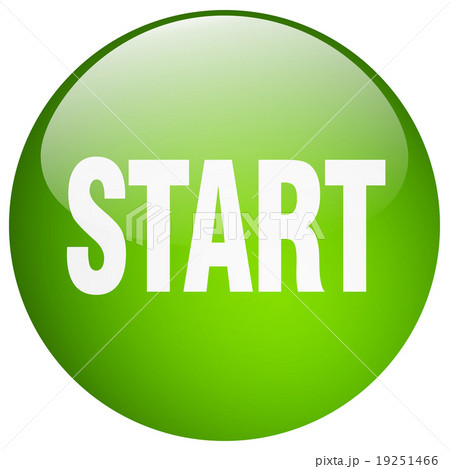 start green round gel isolated push button start green round gel isolated push button 19251466