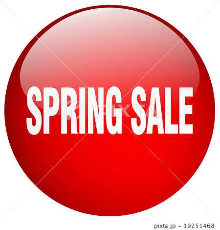 spring sale red round gel isolated push button spring sale red round gel isolated push button 19251468