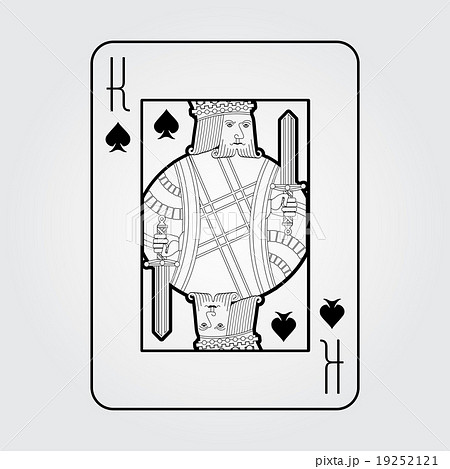 king of spades vector