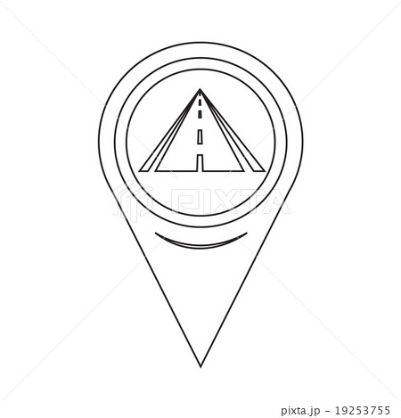 Map Pointer Road Icon 19253755