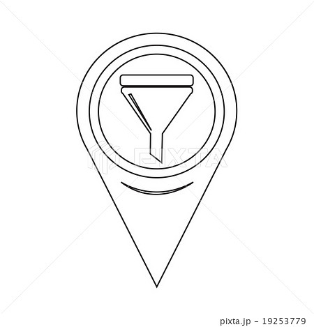 Map Pointer Oil Fill Icon Map Pointer Oil Fill Icon 19253779