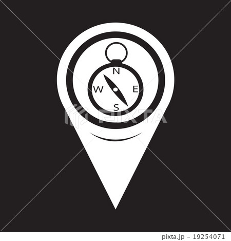Map Pointer Compass Icon 19254071