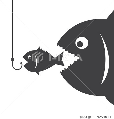 Big fish eat little fish 19254614