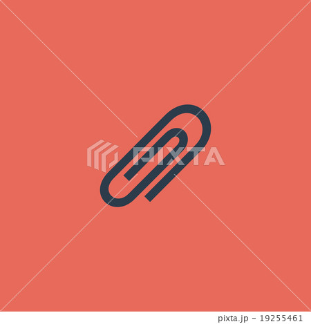 paper clip icon. 19255461