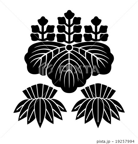 山名宗全　桐に七枚笹 19257994