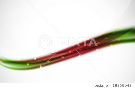 Colorful wave line, abstract background with light 19259042