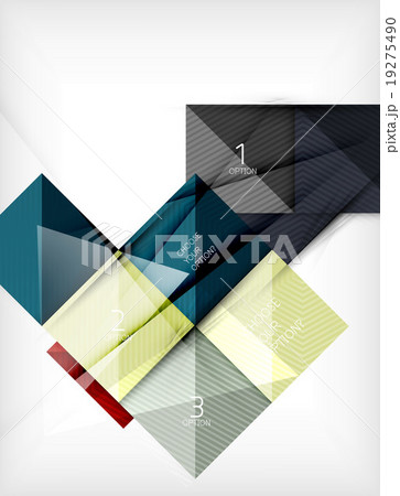 Paper square shapes banner Paper square shapes banner 19275490