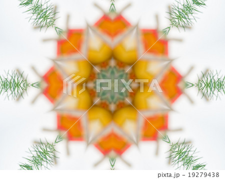 Green abstract kaleidoscope background 19279438