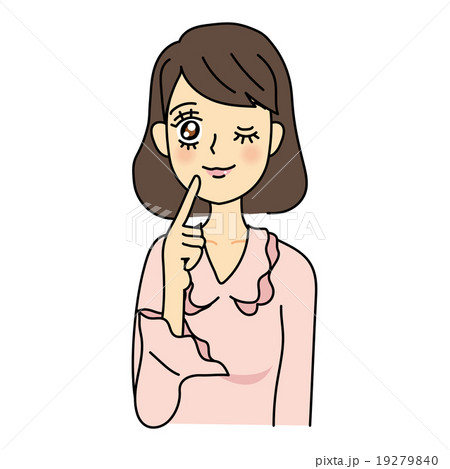 考える表情の女性 19279840