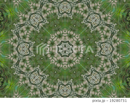 Green abstract kaleidoscope background 19280731
