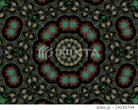 Green abstract kaleidoscope background 19280794