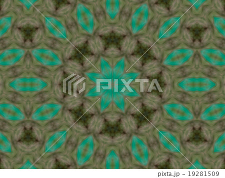 Green abstract kaleidoscope background 19281509