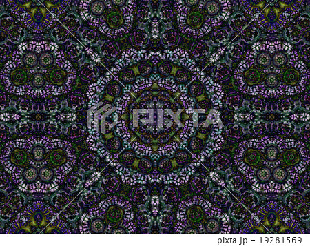 Abstract kaleidoscopic purple texture 19281569