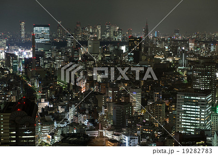 東京都渋谷区の夜景 19282783