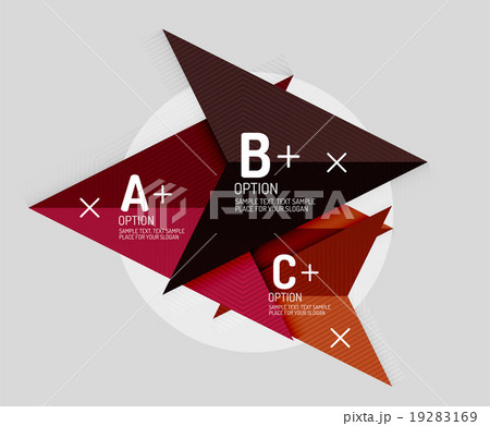 Paper style abstract geometric shapes with Paper style abstract geometric shapes with 19283169