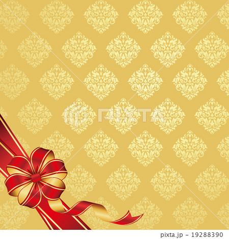 ダマスク柄　背景 19288390