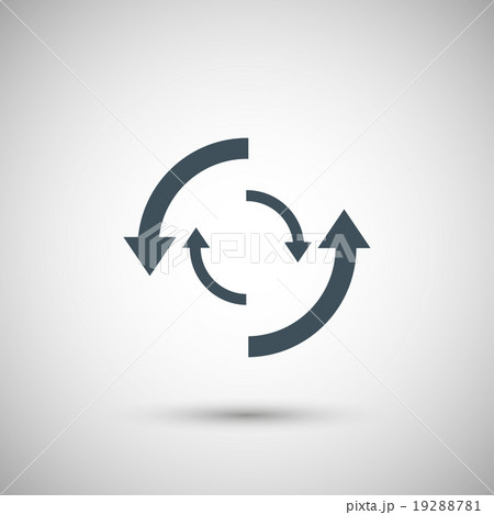 Blue vector arrow 19288781