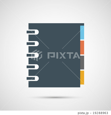 Vector notebok isolated on white background Vector notebok isolated on white background 19288963