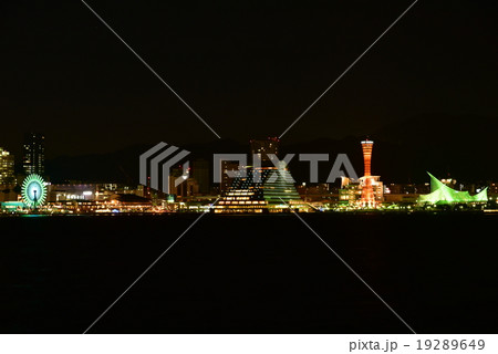神戸港の夜景 19289649
