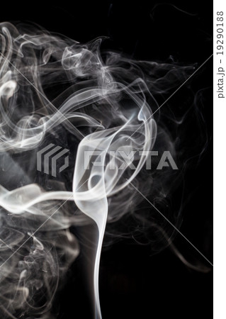 White smoke on black background. White smoke on black background. 19290188