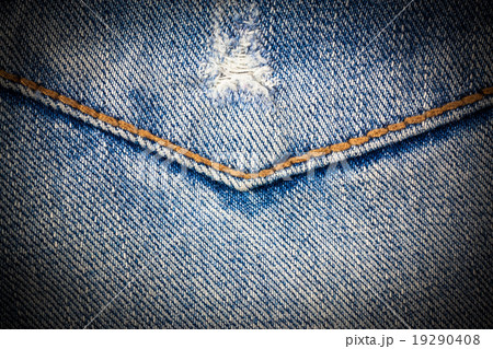 Vintage Jeans pocket background. 19290408
