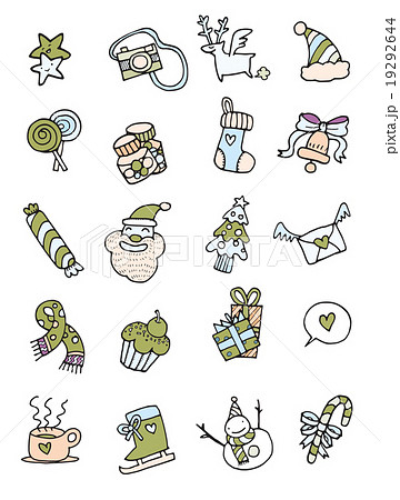 Christmas Icons.Vector illustration Christmas Icons.Vector illustration 19292644