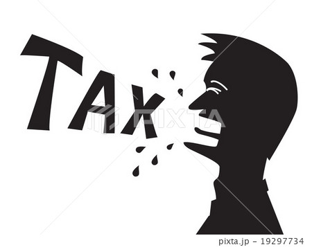 The man shouting about his tax. The man shouting about his tax. 19297734