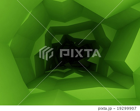 green abstract interior space  19299907