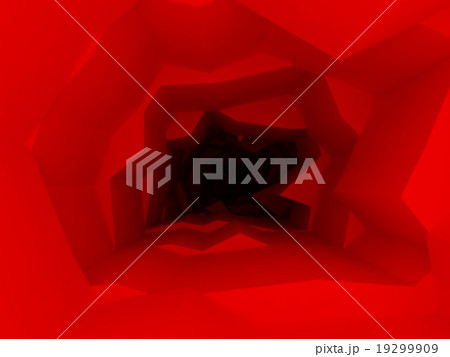 red abstract interior space  19299909
