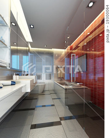 3d render of interior bathroom  19300064