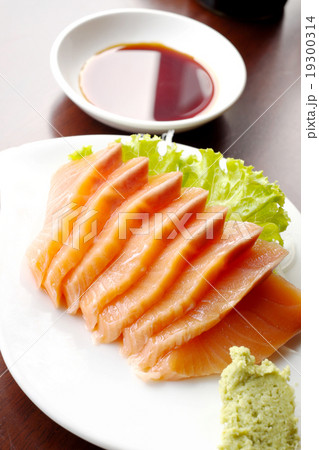 Salmon sashimi Salmon sashimi 19300314