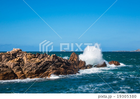 Atlantic ocean coast in Brittany Atlantic ocean coast in Brittany 19305380