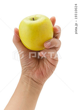 握ったリンゴ 19310024