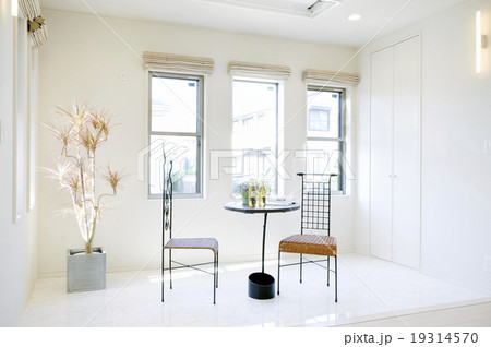洋風建築 部屋の写真素材