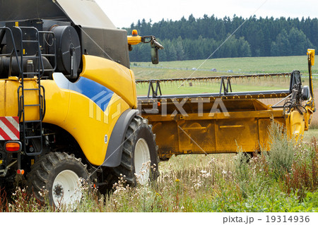 combine harvesting rape combine harvesting rape 19314936