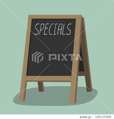 black board at a restaurant black board at a restaurant 19315569