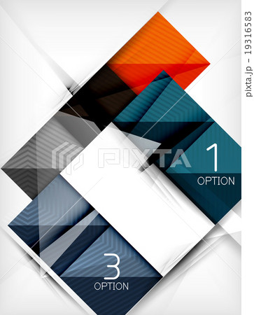Paper square shapes banner Paper square shapes banner 19316583