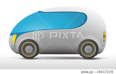 未来のクルマ　イメージイラスト 19317239