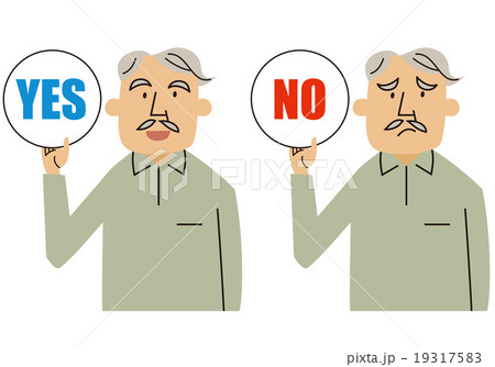 おじいさん　プラカード 19317583