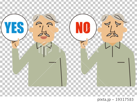 おじいさん　プラカード 19317583