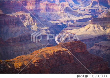famous  view of Grand Canyon , Arizona 19318441