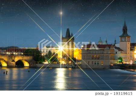 Prague at night. 19319615