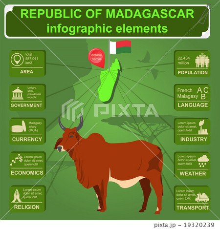 Madagascar infographics, statistical data, sights 19320239