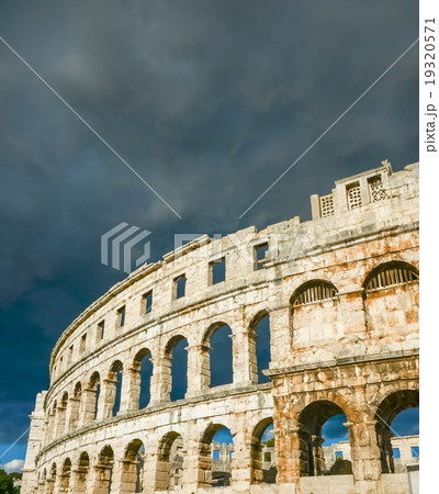 Ancient amphitheater in Pula Croatia 19320571