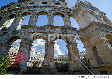 Ancient amphitheater in Pula Croatia 19320583