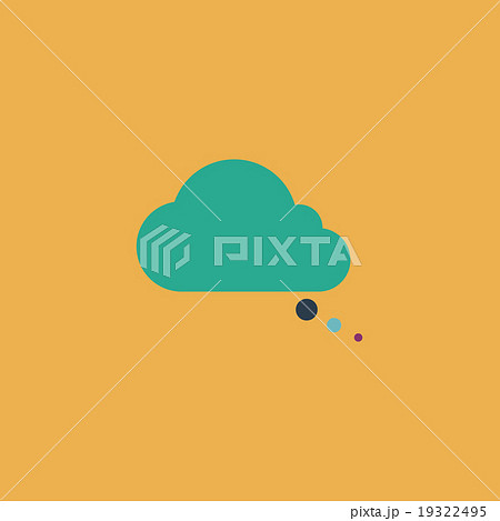 cloud thought Vector icon 19322495